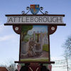 The Attleborough town sign